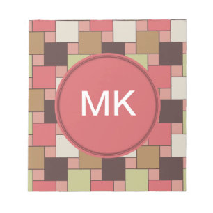 Spice Cabinet Geometric Notepad