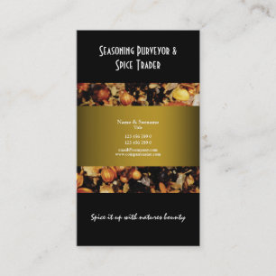 Spice indian oriental business profile CUSTOM Business Card