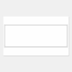 Spice jar black border blank rectangular labels