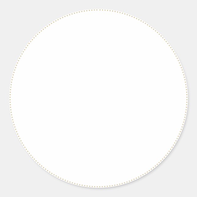 Spice jar dots border blank round label stickers (Front)