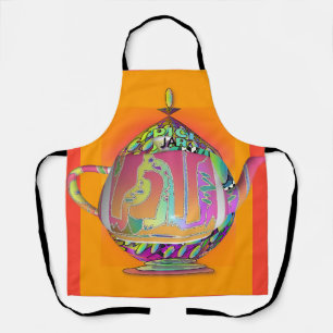 Spice Jar Teapot Chef Kitchen Gift  Apron