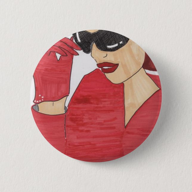 Spice & Lady 6 Cm Round Badge (Front)