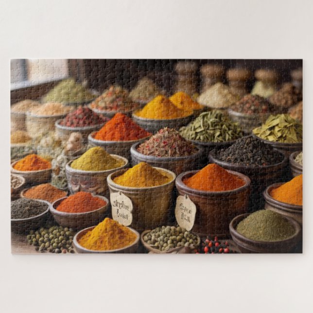 Spice Market Ambiance Jigsaw Puzzle (Horizontal)