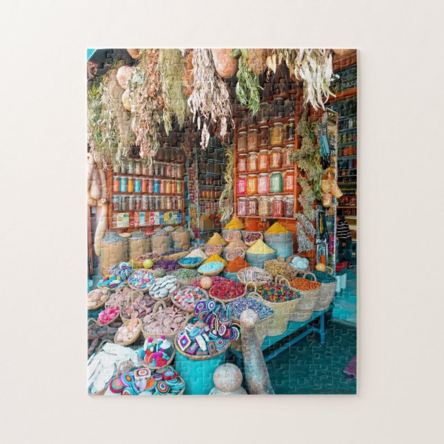 Spice Market Marrakech, Morocco Jigsaw Puzzle (Vertical)