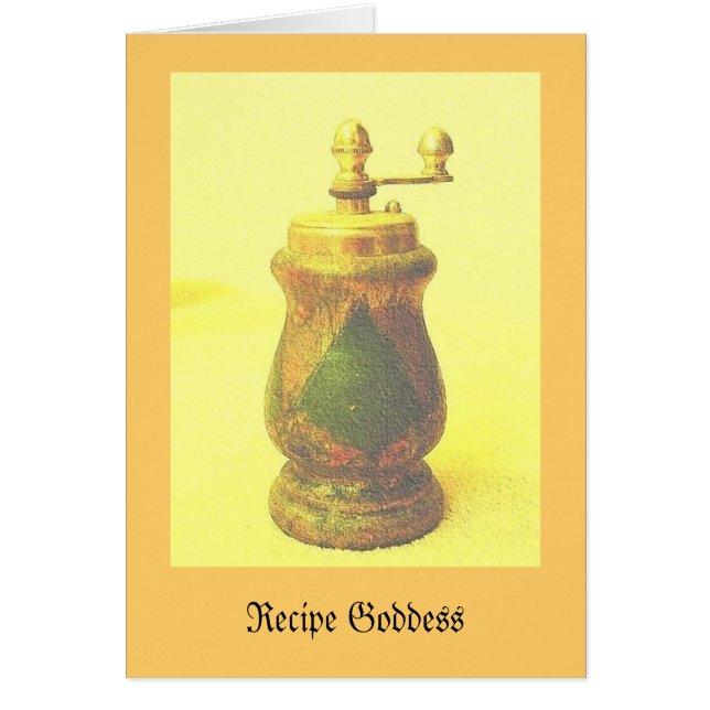 Spice of Life Recipe Card (Front)