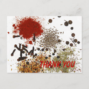 Spice of Life Thank You Postcard