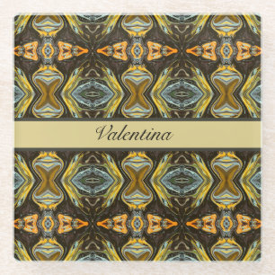 Spice Road, custom Glass Coaster