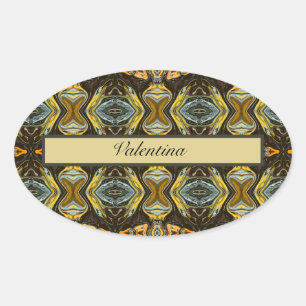 Spice Road, custom Oval Sticker