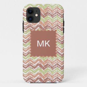 Spice Scribble Chevron ZigZag Case-Mate iPhone Case