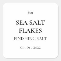 Spice Seasoning Cooking Pantry Modern Label