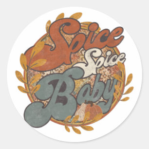 Spice Spice Baby Autumn Classic Round Sticker