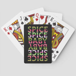 SPICE SPICE BABY funny thanksgiving gift Playing Cards