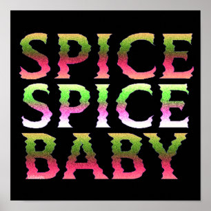SPICE SPICE BABY funny thanksgiving gift Poster