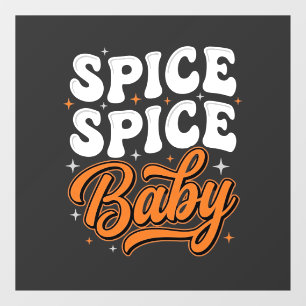 Spice Spice Baby Halloween Retro Typography Design