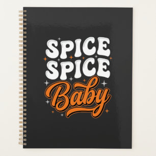 Spice Spice Baby Halloween Retro Typography Design Planner