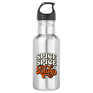 Spice Spice Baby Vintage Retro Typography Shirt De 532 Ml Water Bottle