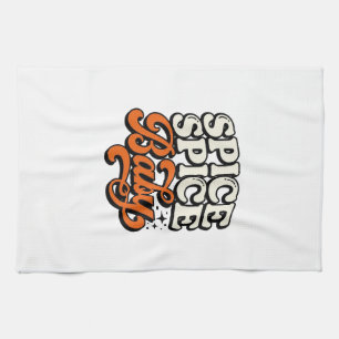 Spice Spice Baby Vintage Retro Typography Shirt De Tea Towel