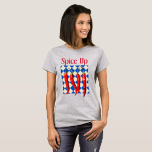 Spice Up Bold Chilli Pepper Bold T-Shirt