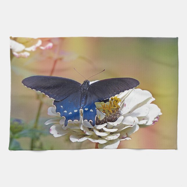 Spicebush Swallowtail Tea Towel (Horizontal)