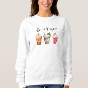 Spiced Delight Holiday Season Coffee  Sweatshirt