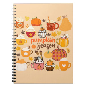 Spiced Pumpkin Season Notebook