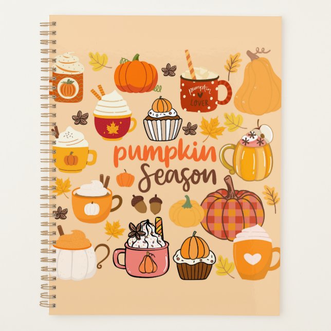 Spiced Pumpkin Season Planner (Front)