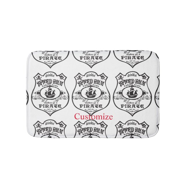 Spiced Rum Pirate Drink Thunder_Cove  Bath Mat (Front)