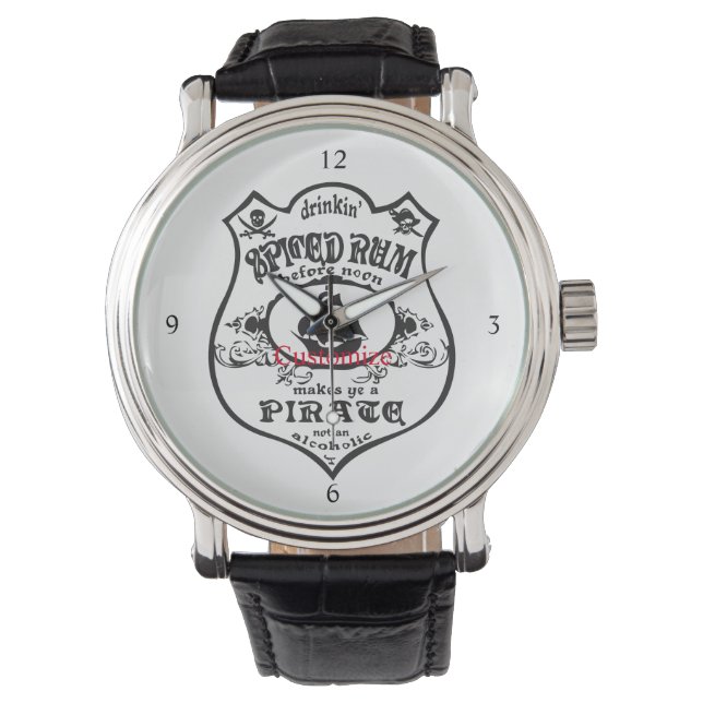Spiced Rum Pirate Drink Thunder_Cove  Watch (Front)