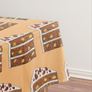 Spiced Southern Hummingbird Cake Dessert Baking Tablecloth