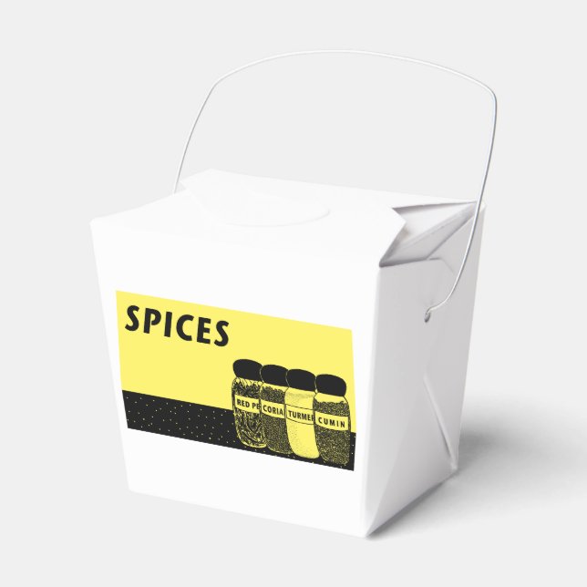Spices Favour Box (Front Side)
