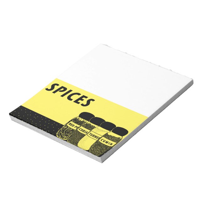Spices Notepad (Rotated)