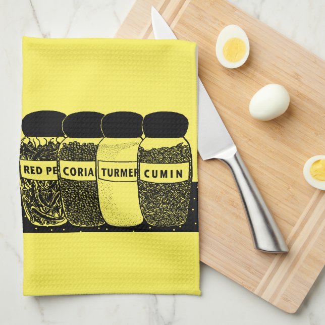 Spices Tea Towel (Quarter Fold)