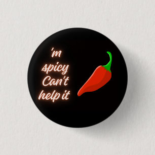 Spicy 3 cm round badge