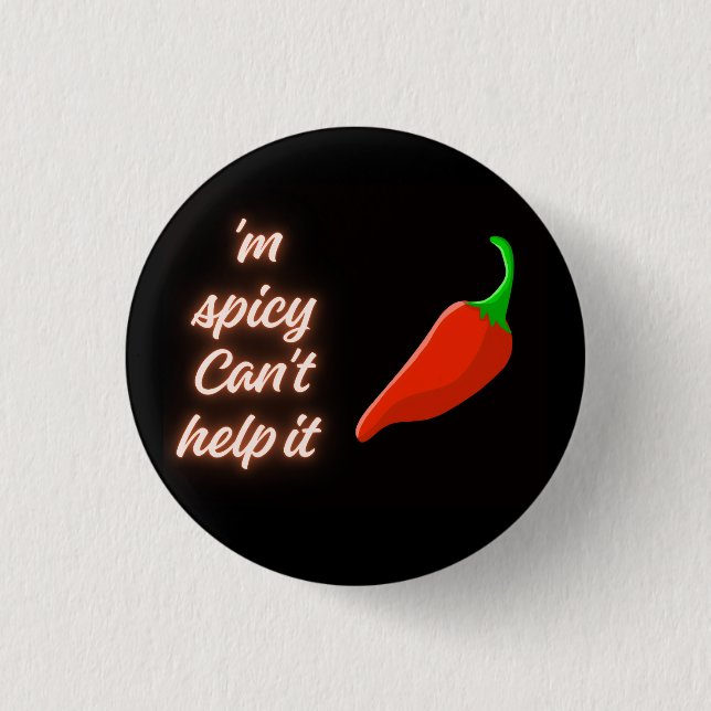 Spicy  3 cm round badge (Front)