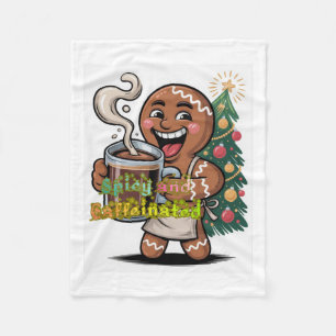 Spicy and Caffeinated Fleece Blanket