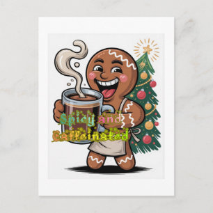 Spicy and Caffeinated Postcard