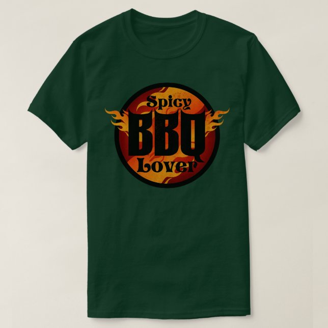 Spicy BBQ Love T-Shirt (Design Front)