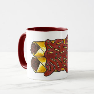 Spicy Black Bean Cheese Enchiladas Mexican Food Mug