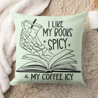 Spicy Books and Icy Coffee Cushion