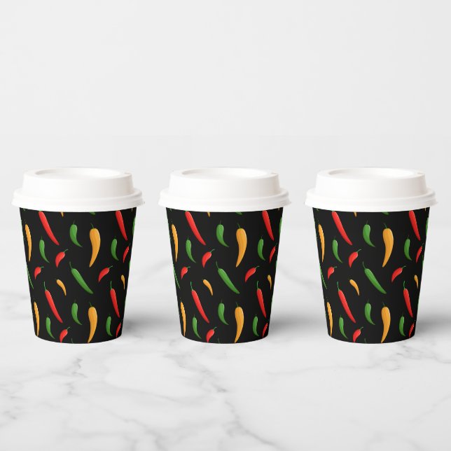Spicy Chilli Peppers Paper cup (Multi)