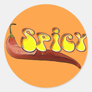 Spicy Classic Round Sticker