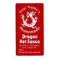 Spicy Dragon Your Name AsianChili Custom Hot Sauce