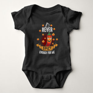 Spicy Hot and Spicy Chili Red Pepper Baby Bodysuit