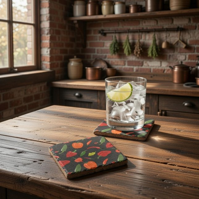 Spicy Hot Peppers Coaster (Creator Uploaded)