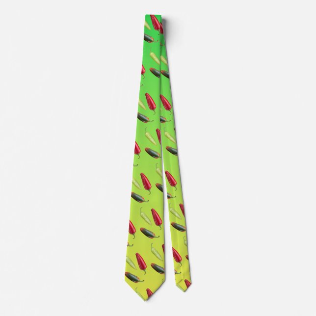 Spicy Hot Peppers Tie (Front)