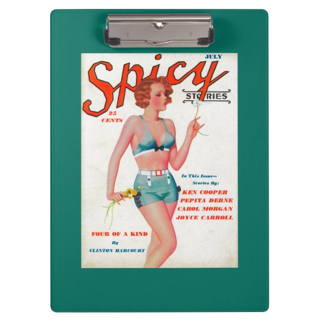 Spicy Magazine Cover Clipboard (Front)