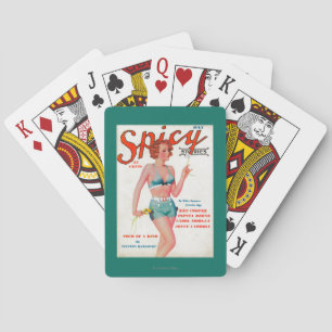 Spicy Magazine Cover Playing Cards
