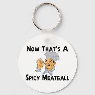 Spicy Meatball Key Ring
