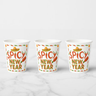 Spicy New Year Paper Cups