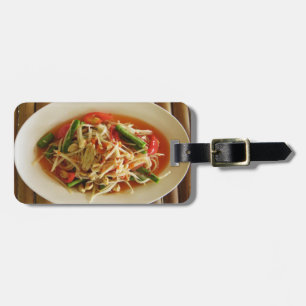 Spicy Papaya Salad [Som Tam] ... Thai Lao Food Luggage Tag